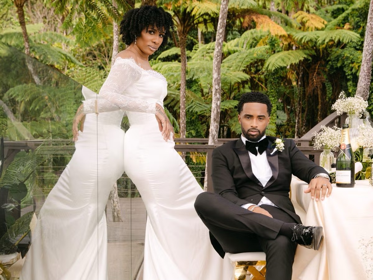 CONGRATULATIONS! Supa Cent Says ‘I Do’ to Her Long Term Now Husband Rayzor in Puerto Rico- Her Fairytale